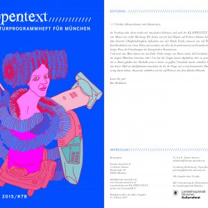 Klappentext Literatur-München