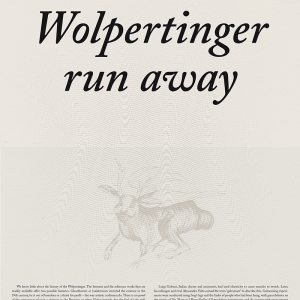 Wolpertinger Ausstellungszeitung für Schmuckkünstler - Tanja Kischel Grafikdesign